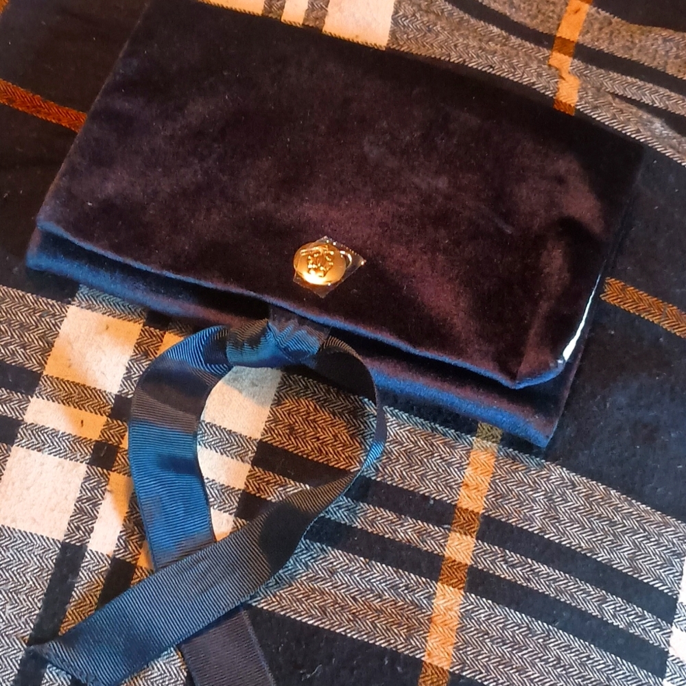 Guerlain Blue Velvet Clutch
